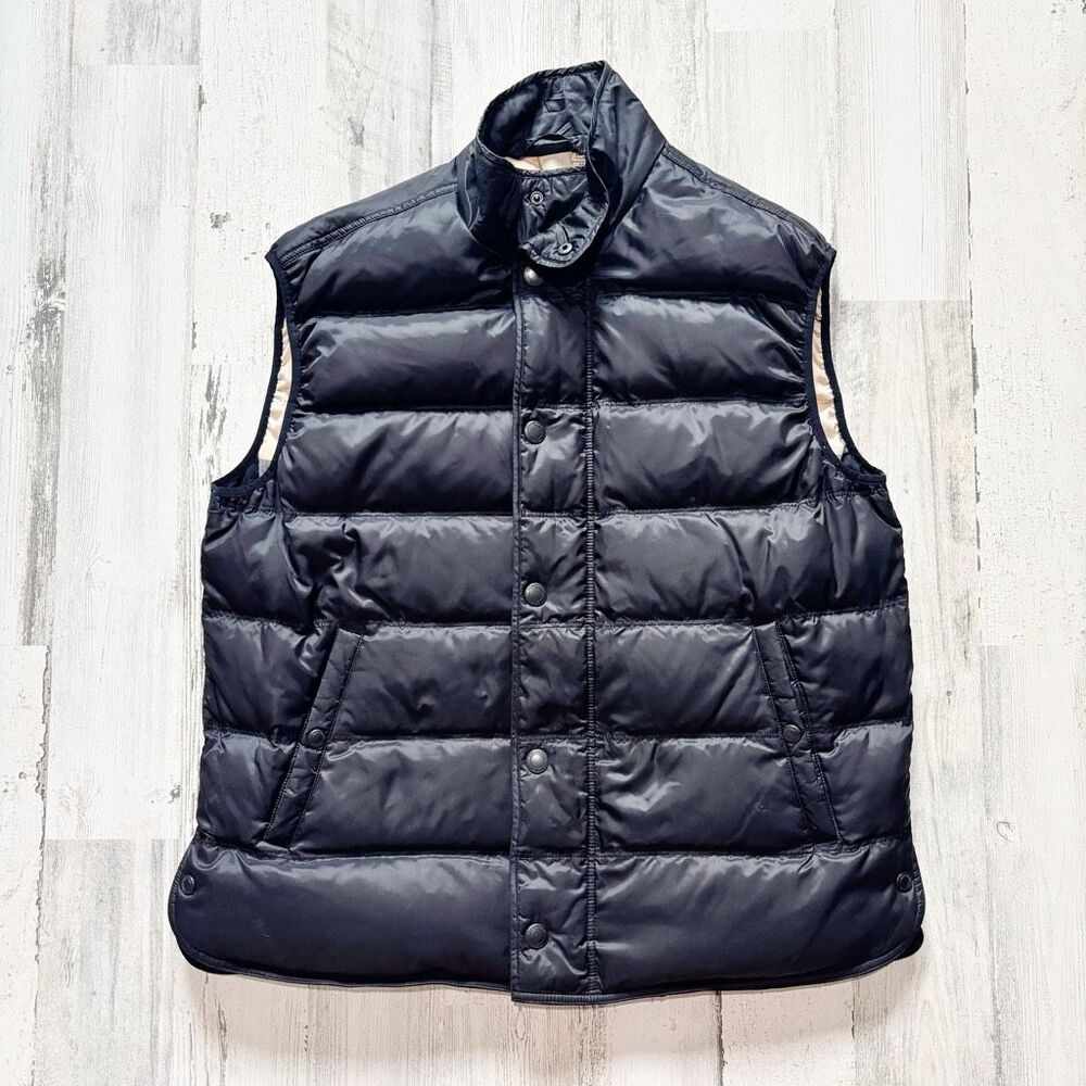 Men’s Burberry Brit Black Vest Duck Down Size M